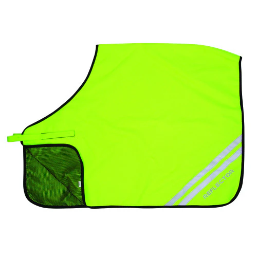 Hy Equestrian Reflector Quarter Mesh Exercise Sheet - Image 2