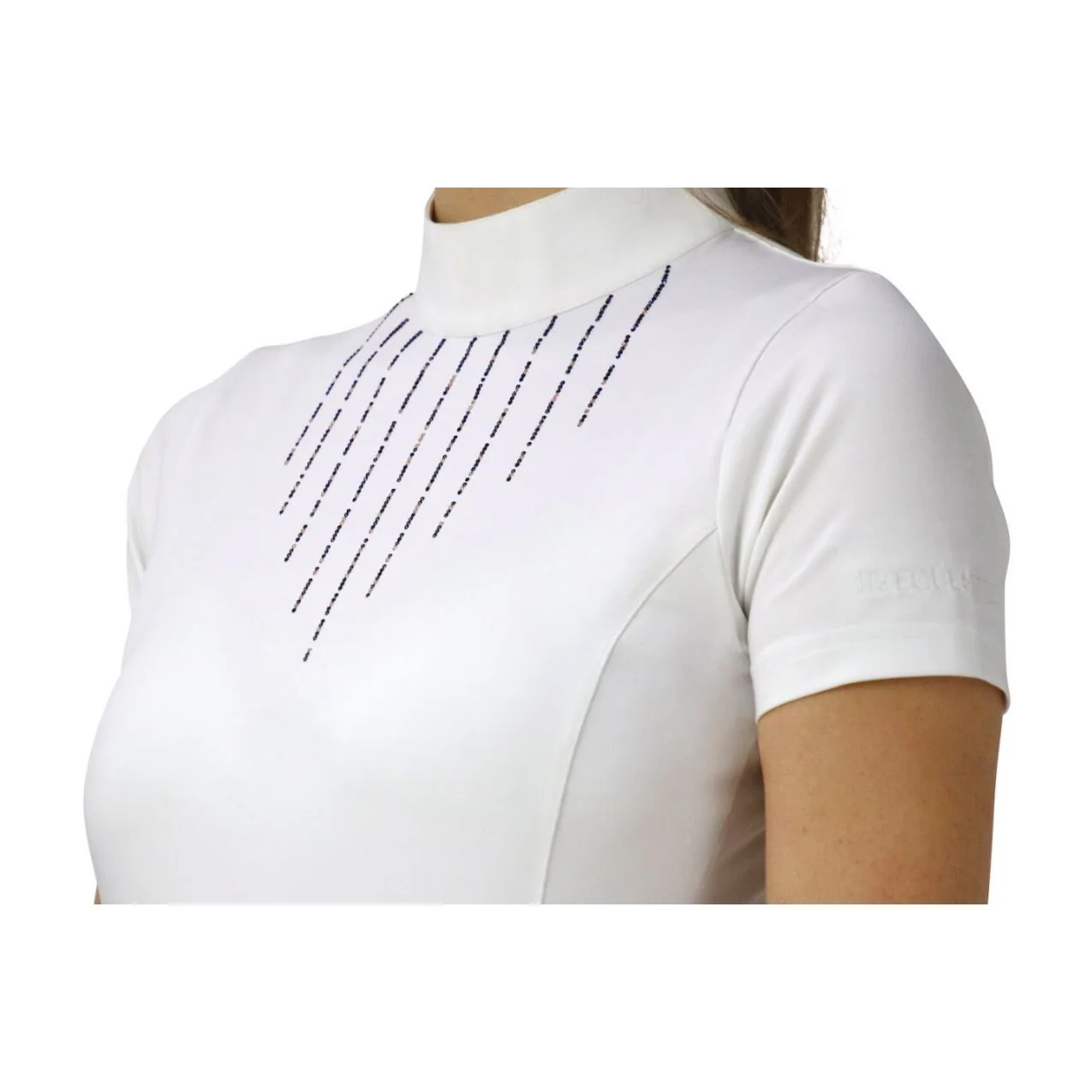 Hy Equestrian Roka Rose Show Shirt - Image 3