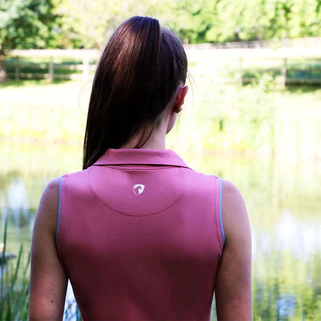 Hy Equestrian Synergy Ladies Sleeveless Polo Shirt - Image 13