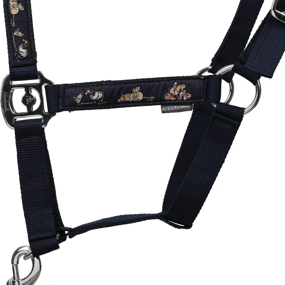 Hy Equestrian Thelwell Collection Practice Makes Perfect Head Collar & Lead Rope - Image 2