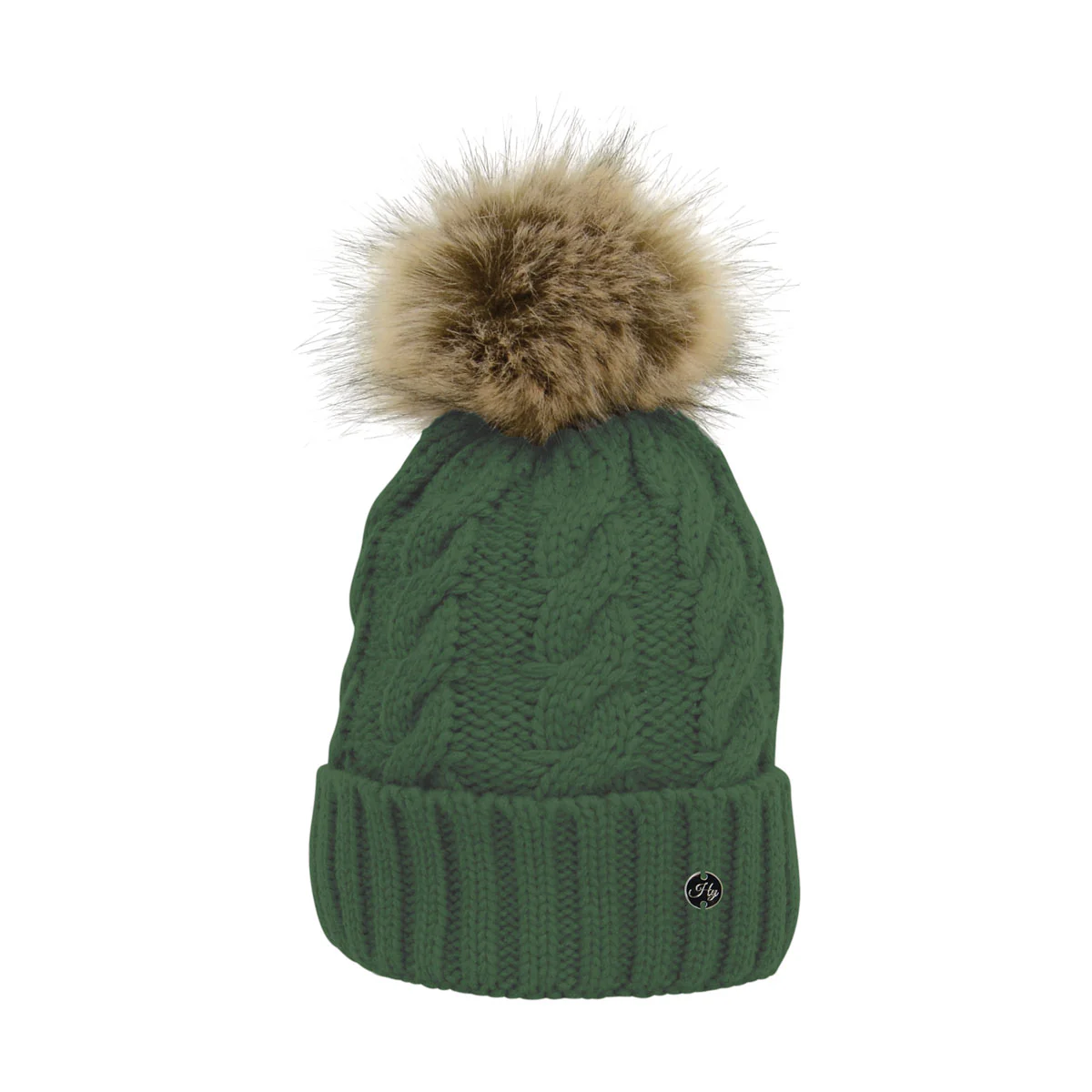 HyFASHION Melrose Cable Knit Bobble Hat - Image 7