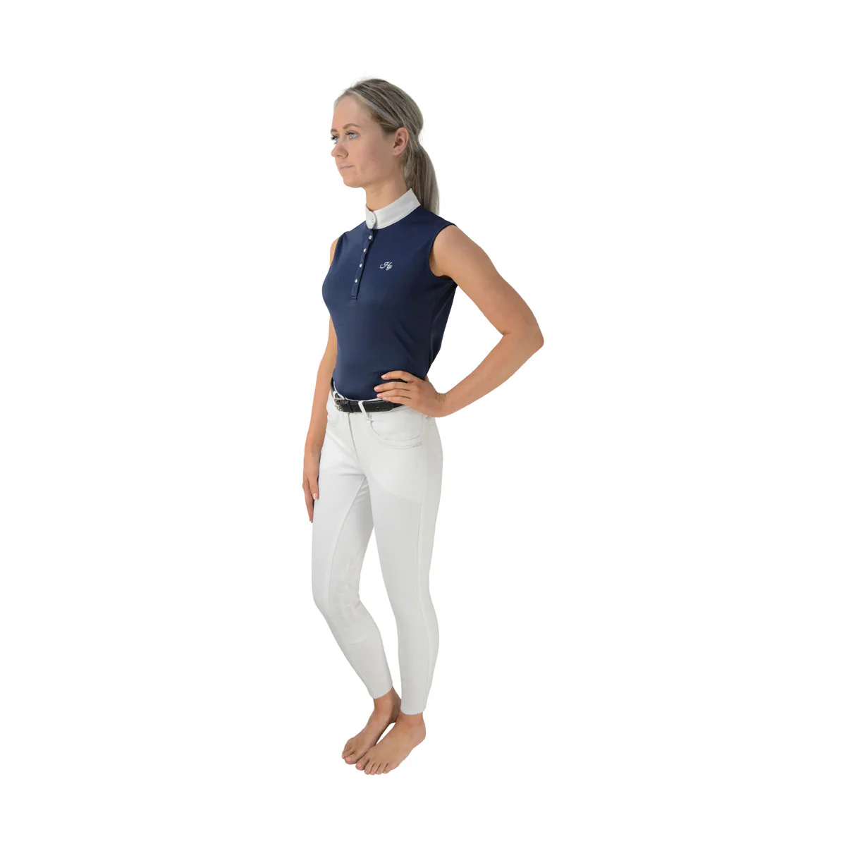 HyFASHION Sophia Sleeveless Ladies Show Shirt - Image 2