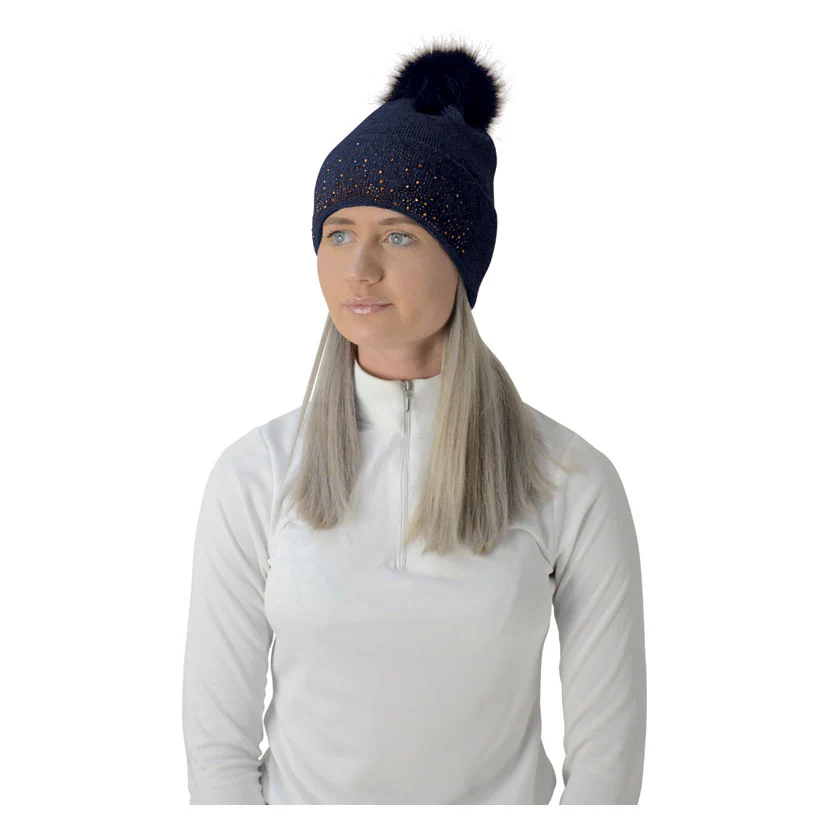 HyFASHION Two Toned Alaska Bobble Hat - Image 9