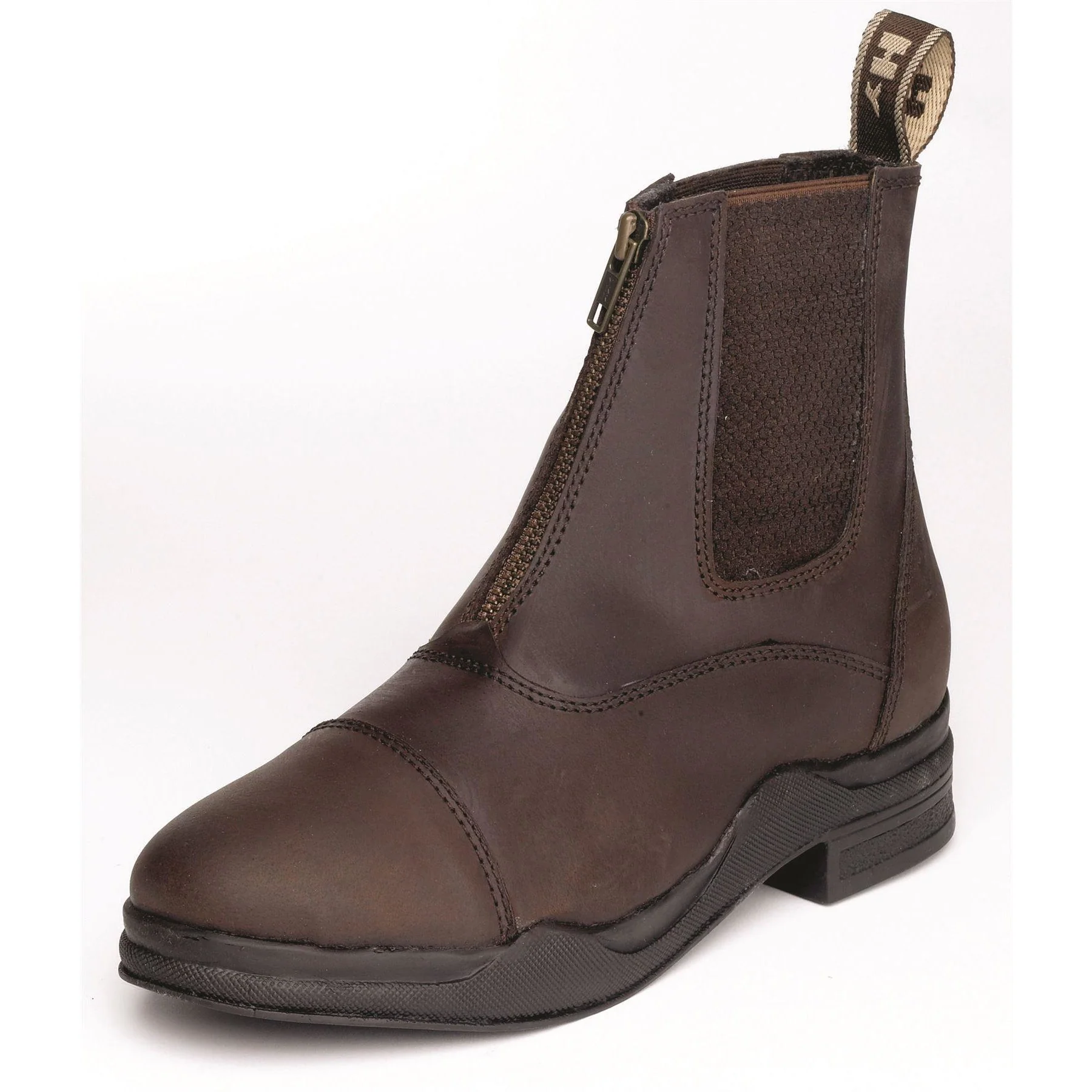 HyLAND Wax Leather Zip Boots - Image 2