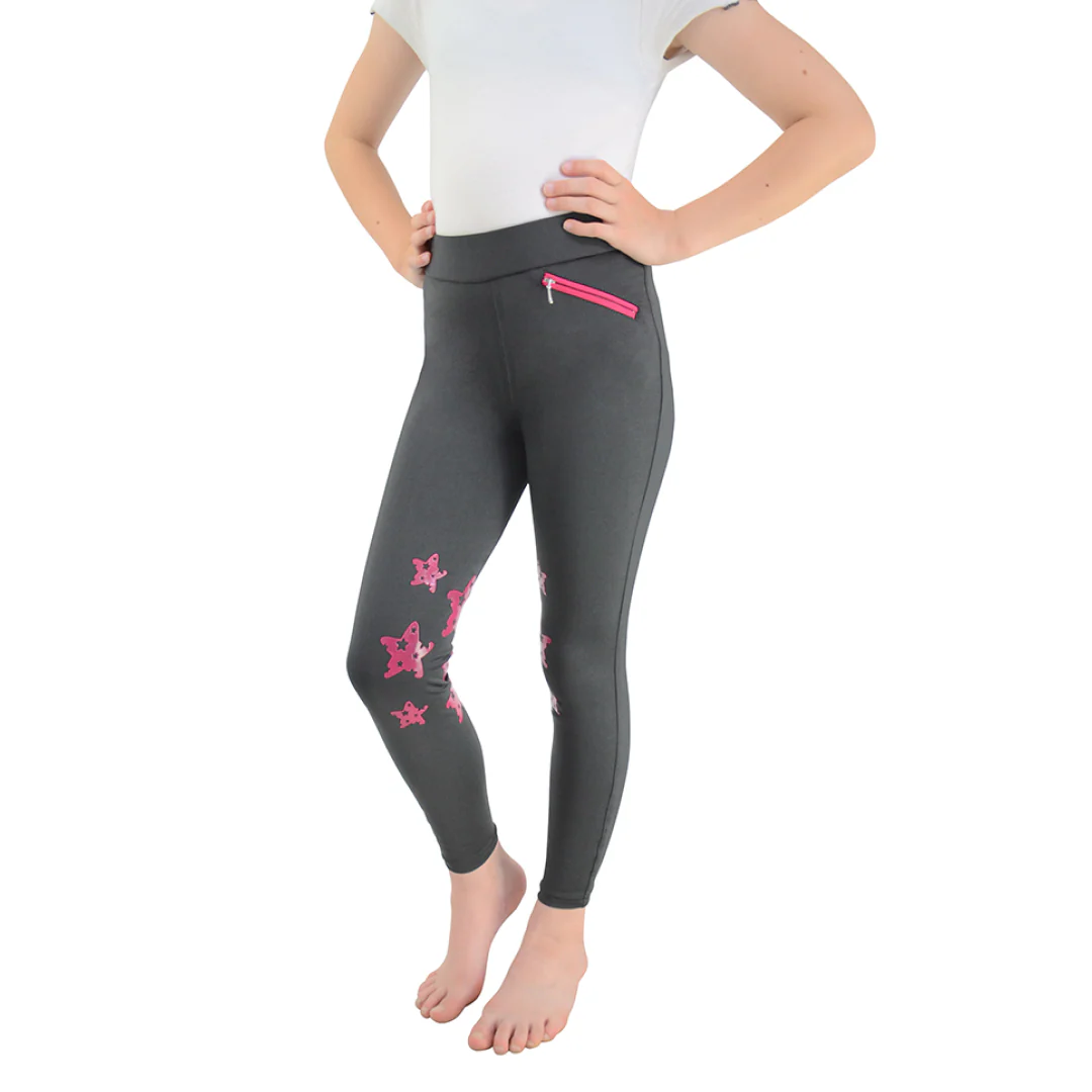 HyPERFORMANCE Theodora Children's Riding Tights - Image 2