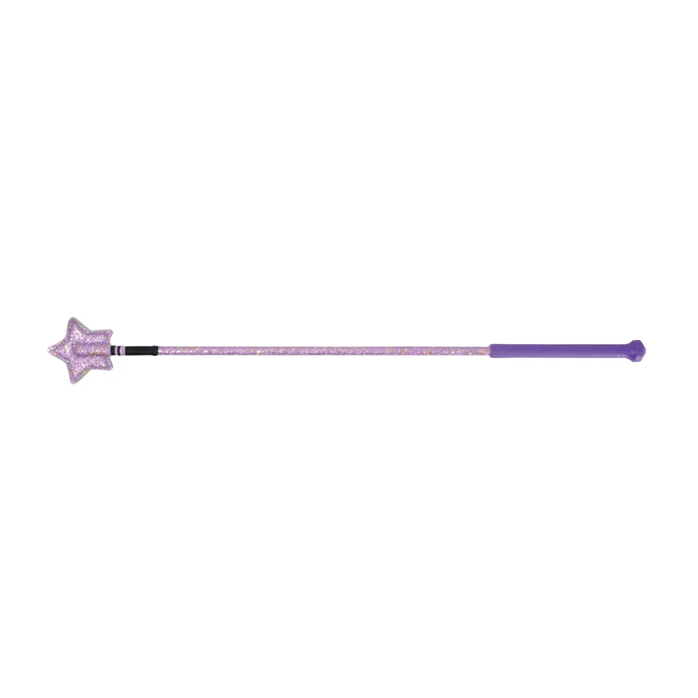 HySCHOOL Glitter Star Riding Whip 26" - Image 2