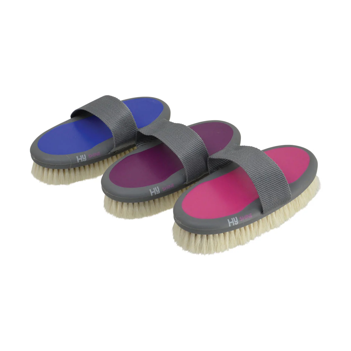 HySHINE Active Groom Goat Hair Body Brush - Image 3