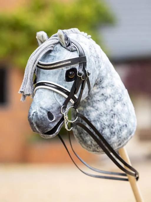 LeMieux Hobby Horse Double Bridle Black - Image 2