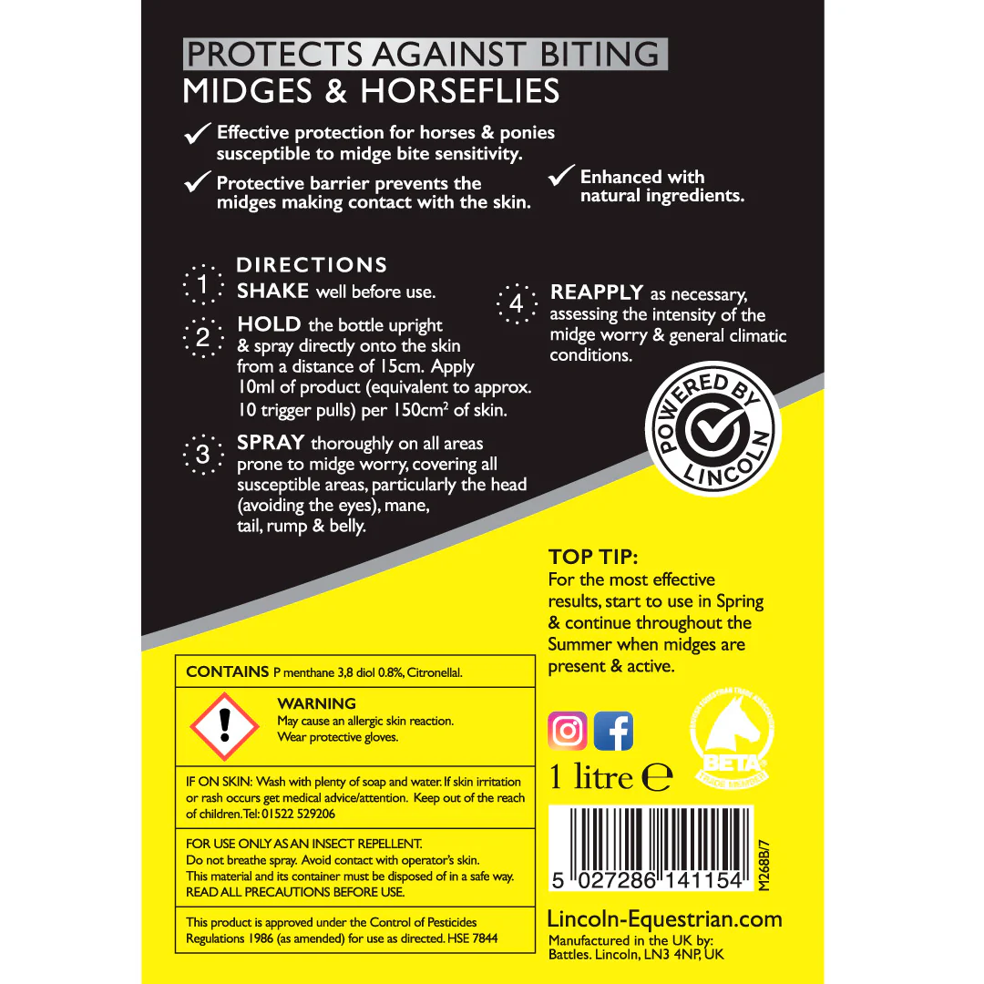 Lincoln Ditch The Itch Spray - 1LT - Image 2