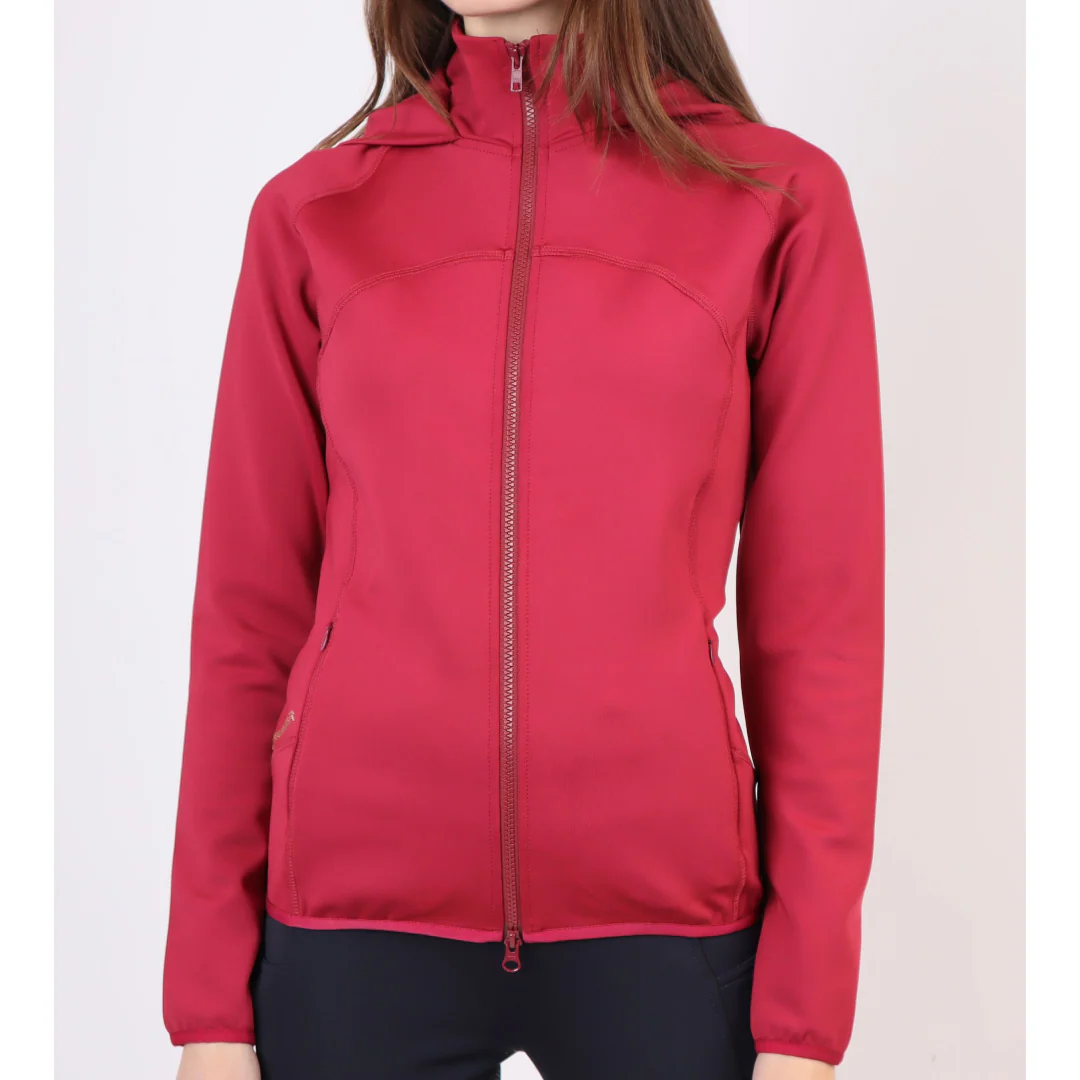 Montar Liza Hoody With Rosegold Crystals Full Zip