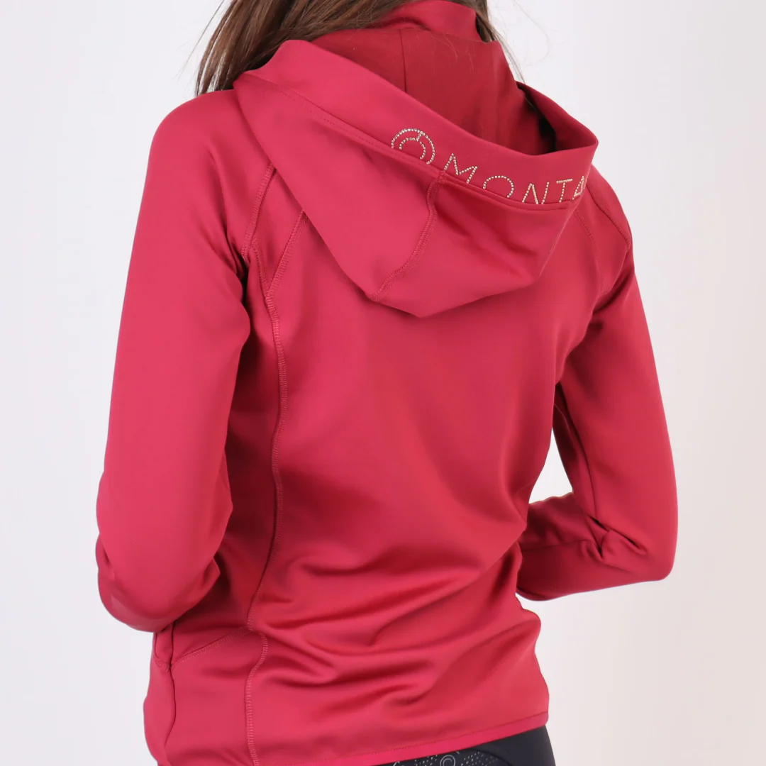 Montar Liza Hoody With Rosegold Crystals Full Zip - Image 2