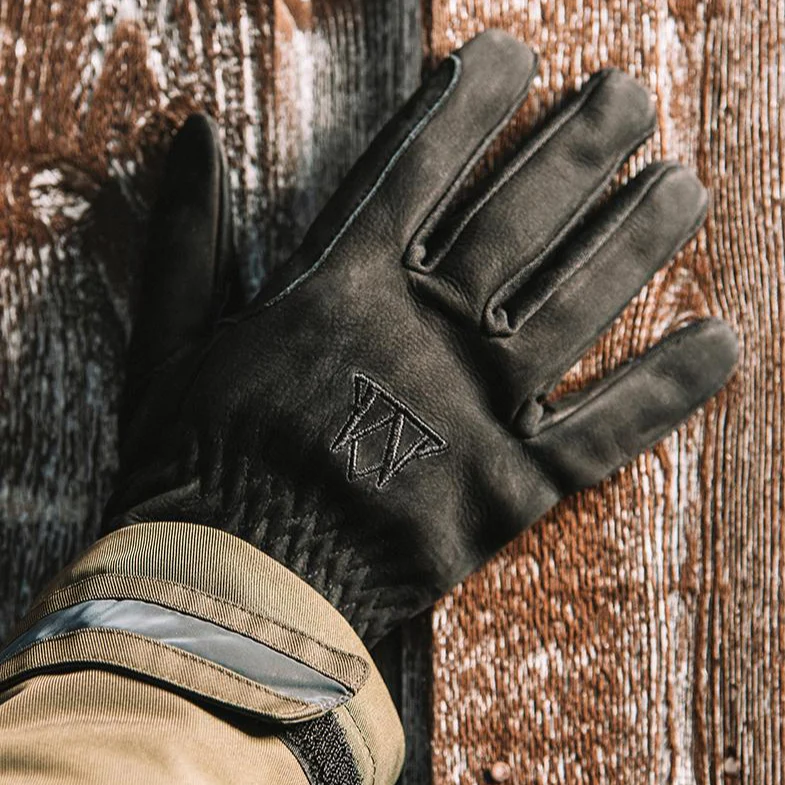 Mountain Horse Leather Glove Fleece Lined - Image 3