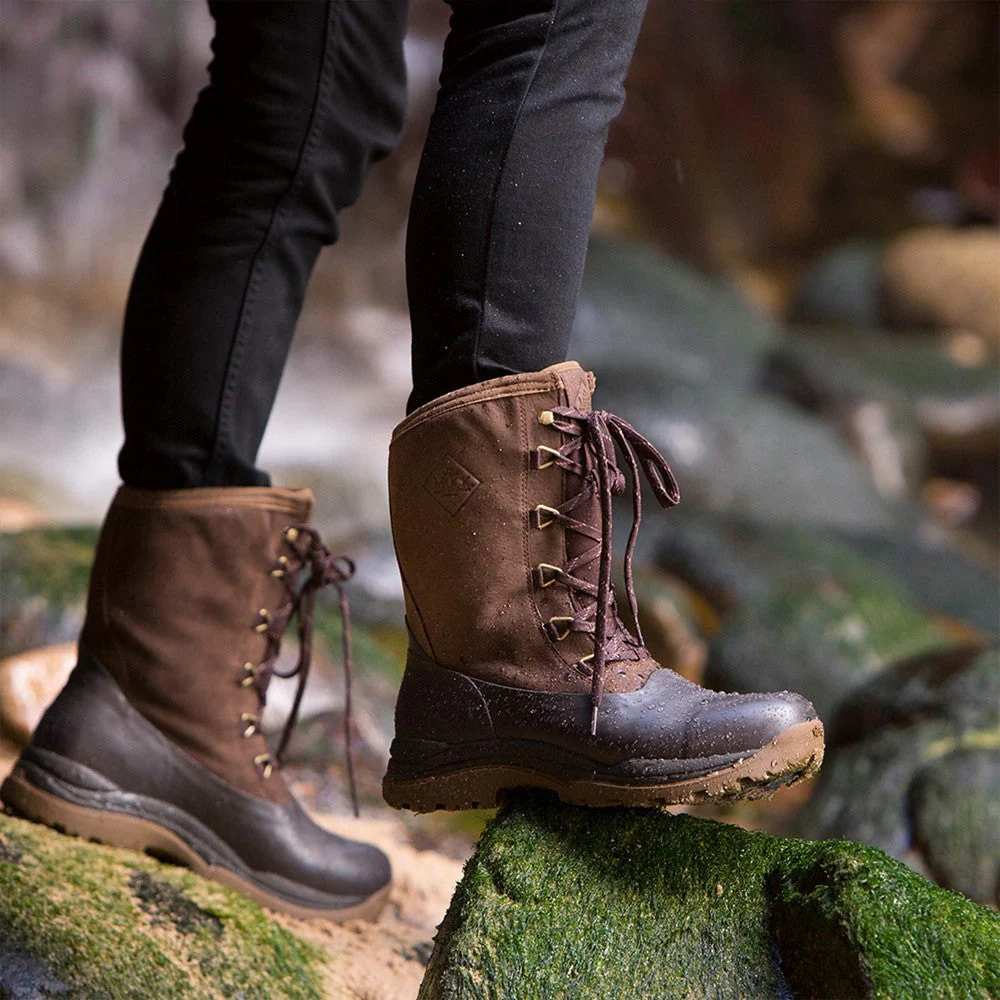 Muck Boots Arctic Outpost Unisex Leather Vibram Grip Short Boots - Image 16
