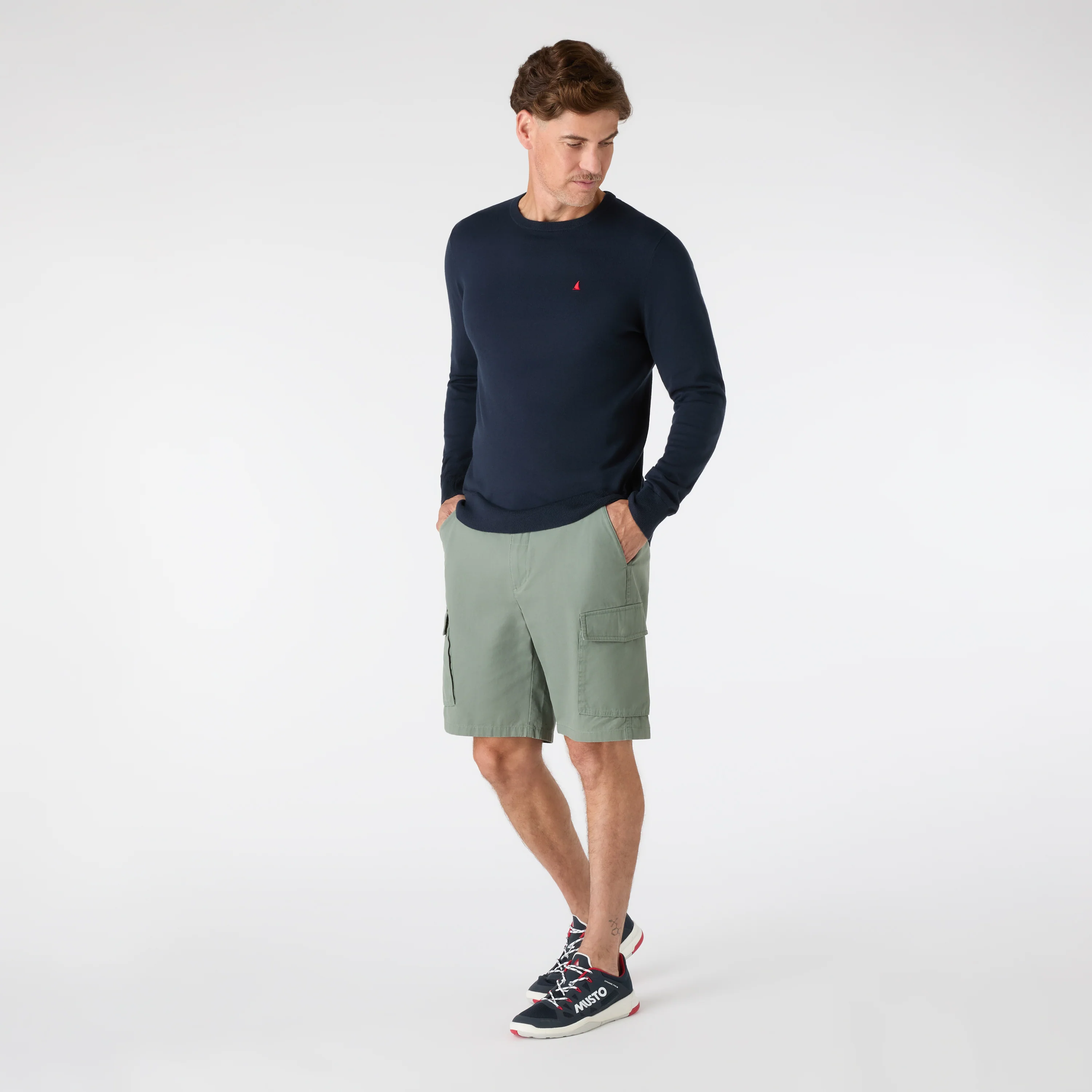 Musto Men's Original Lite Crew Knit - Image 11