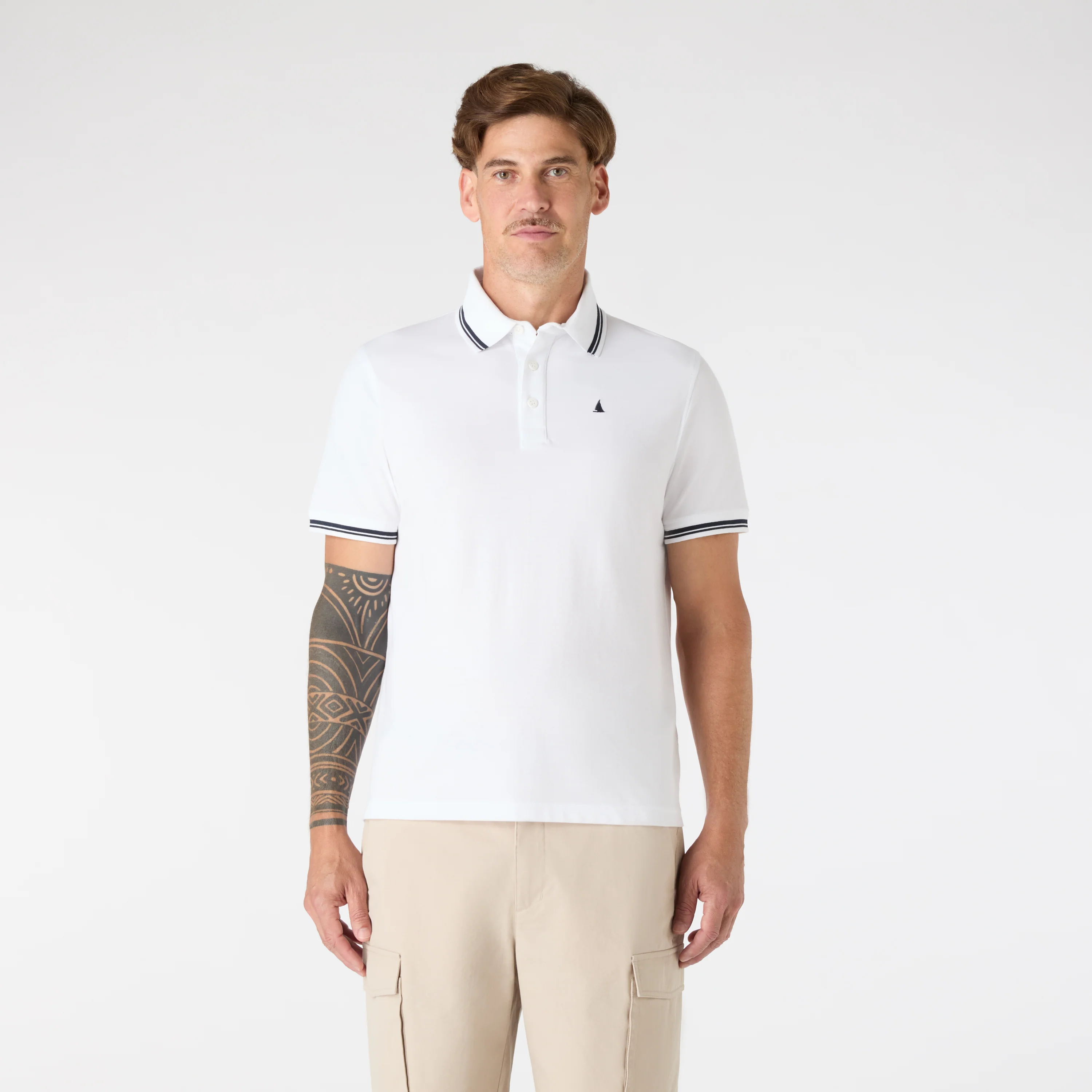 Musto Men's Original Tipped Pique Polo