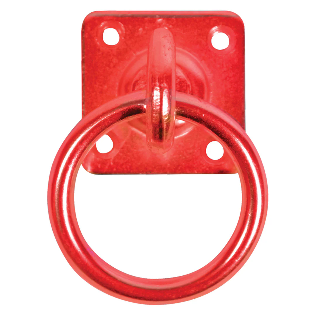 Perry Equestrian Swivel Tie Ring on Plate - Pack of 2 - Image 6