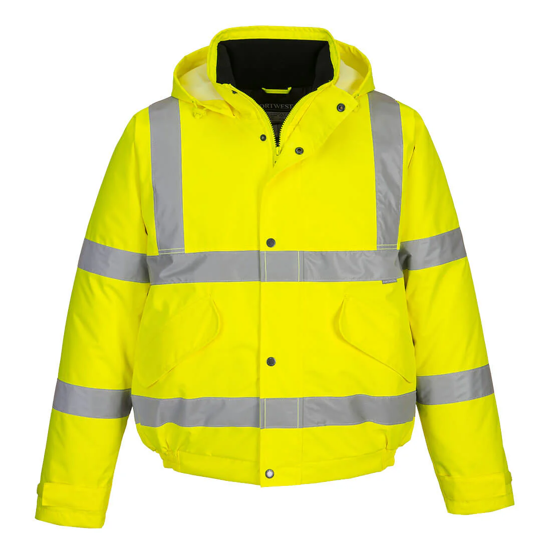 Portwest Hi-Vis Bomber Jacket - Image 2