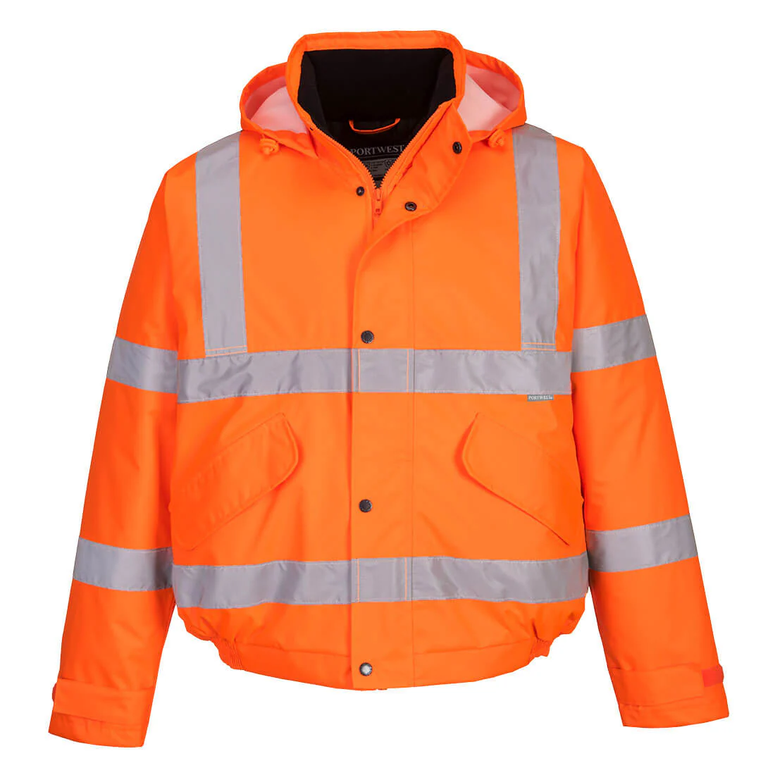 Portwest Hi-Vis Bomber Jacket - Image 4