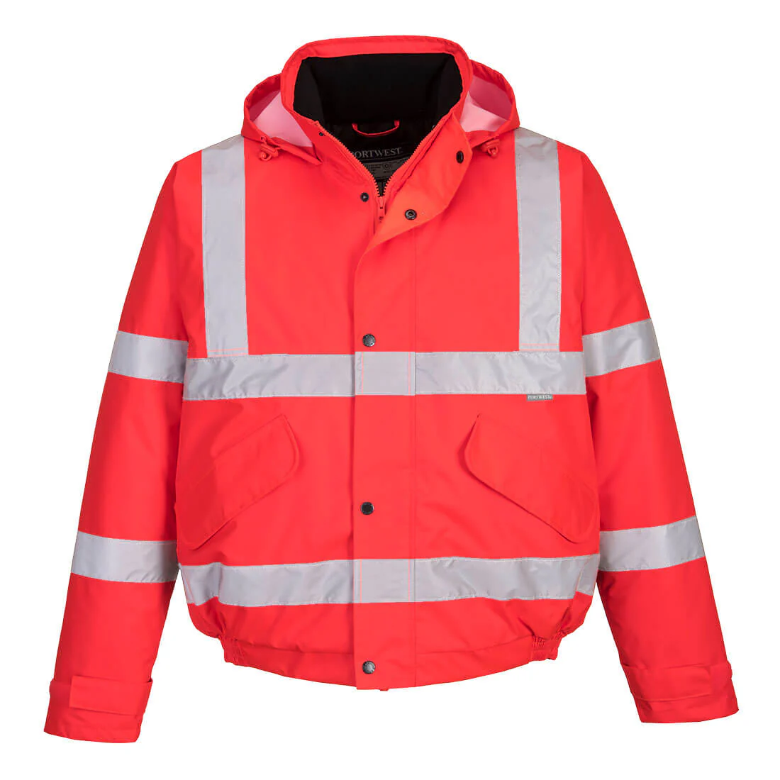 Portwest Hi-Vis Bomber Jacket - Image 7