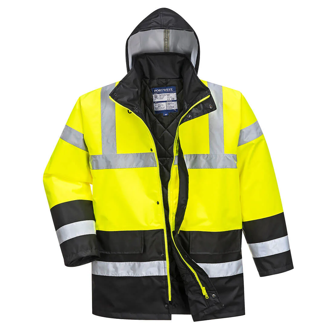 Portwest Hi-Vis Contrast Traffic Jacket - Image 6