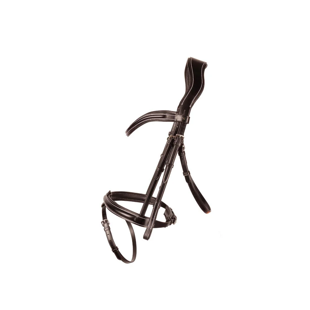 ProPresicce Pelle Raised Flash Leather Bridle by Hy Equestrian - Image 5