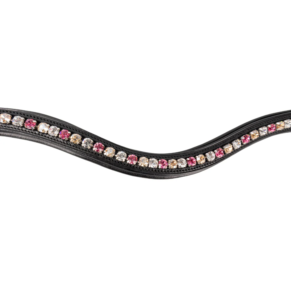 ProPresicce Signature Curved Diamante Browband by Hy Equestrian - Image 2