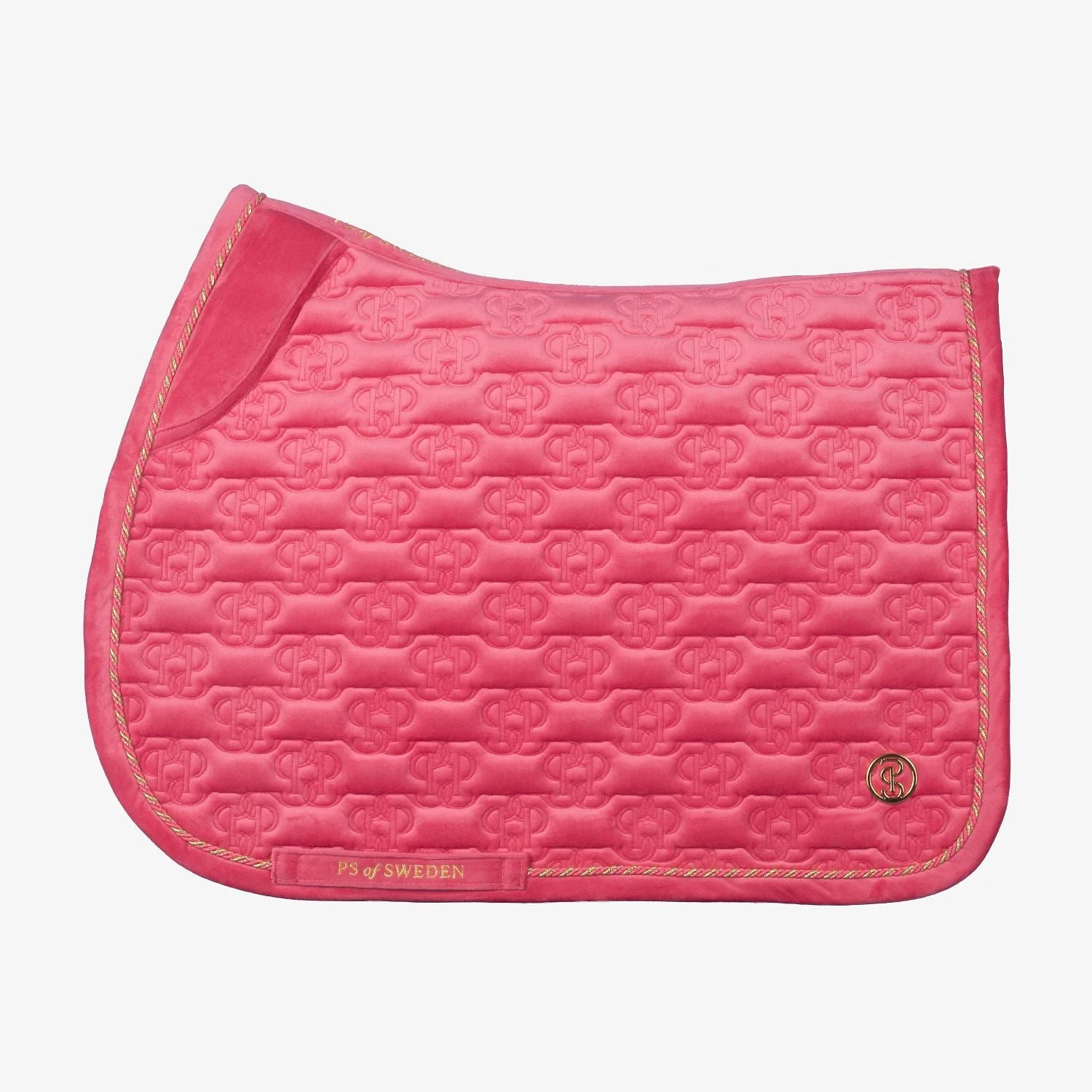 PS of Sweden Velvet Monogram Jump Saddle Pad - Image 8