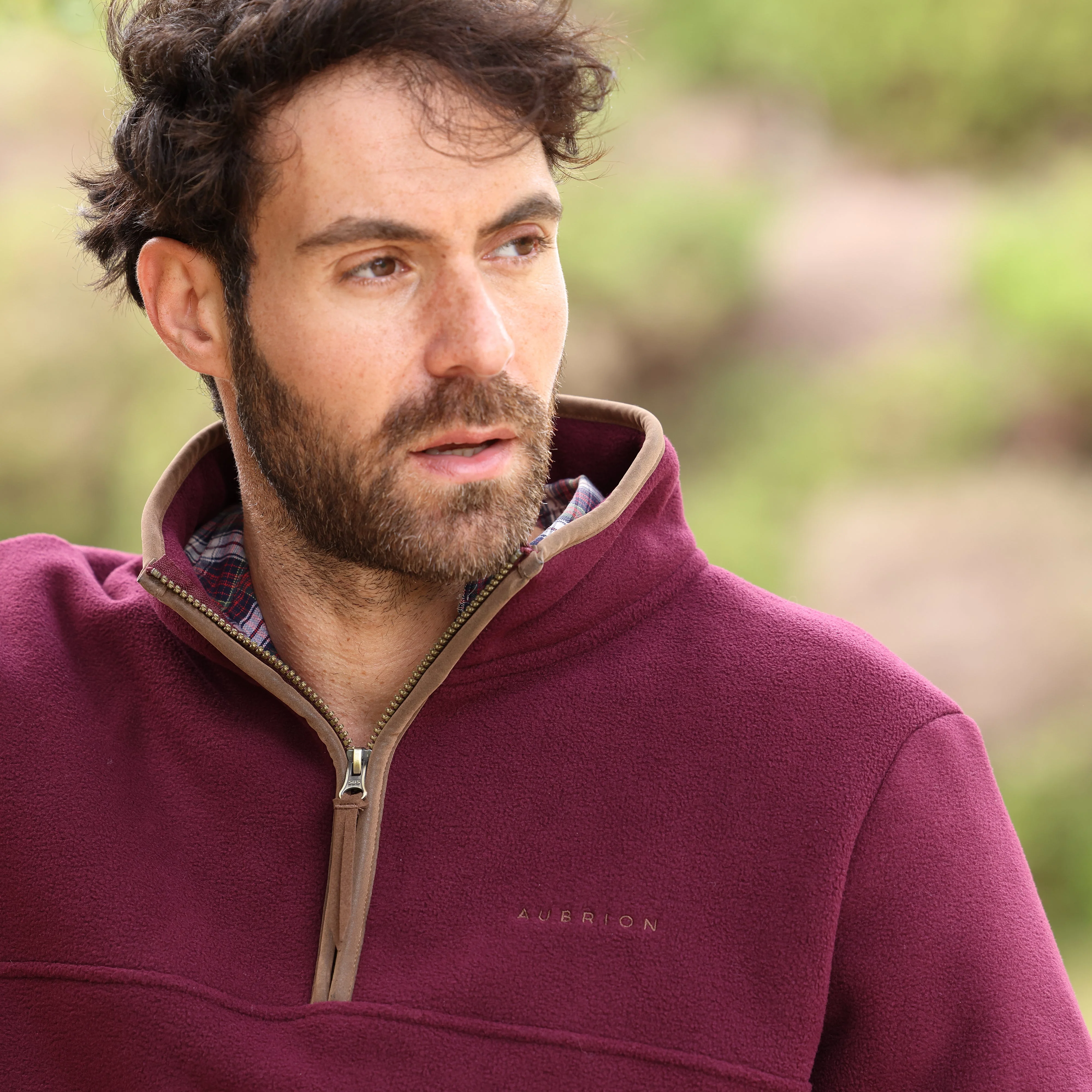 Shires Aubrion Core Men's Half Zip Fleece - Image 20