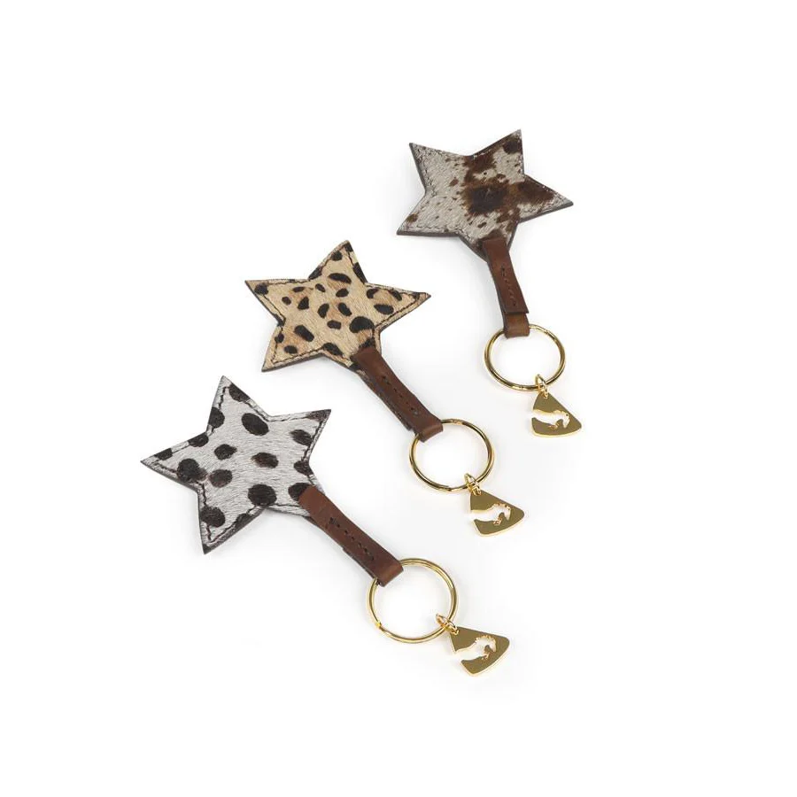 Shires Aubrion Cowhide Keyring - Image 3