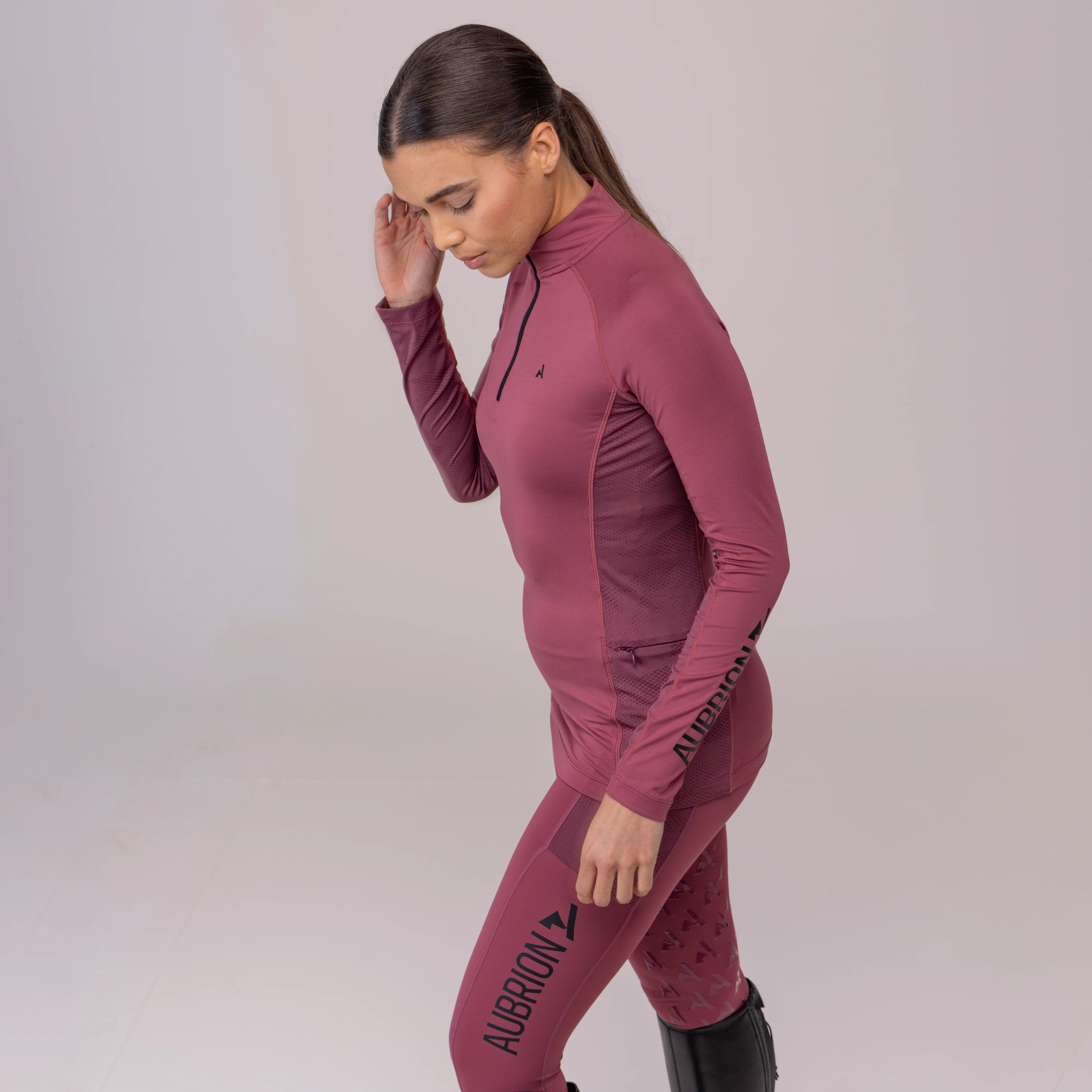 Shires Aubrion Ladies React Non-Stop Riding Tights - Image 15