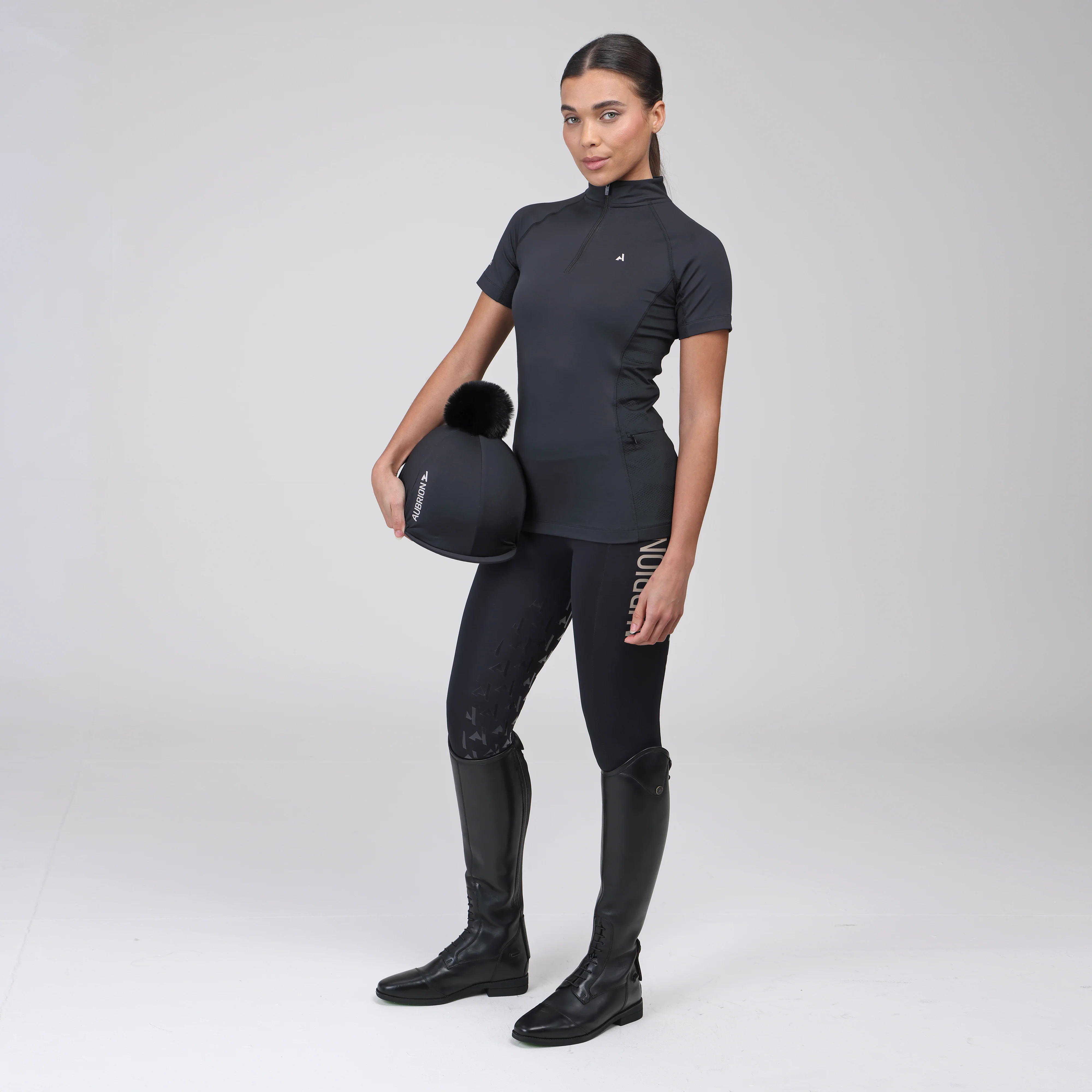 Shires Aubrion Ladies React Rythm Riding Tights - Image 29