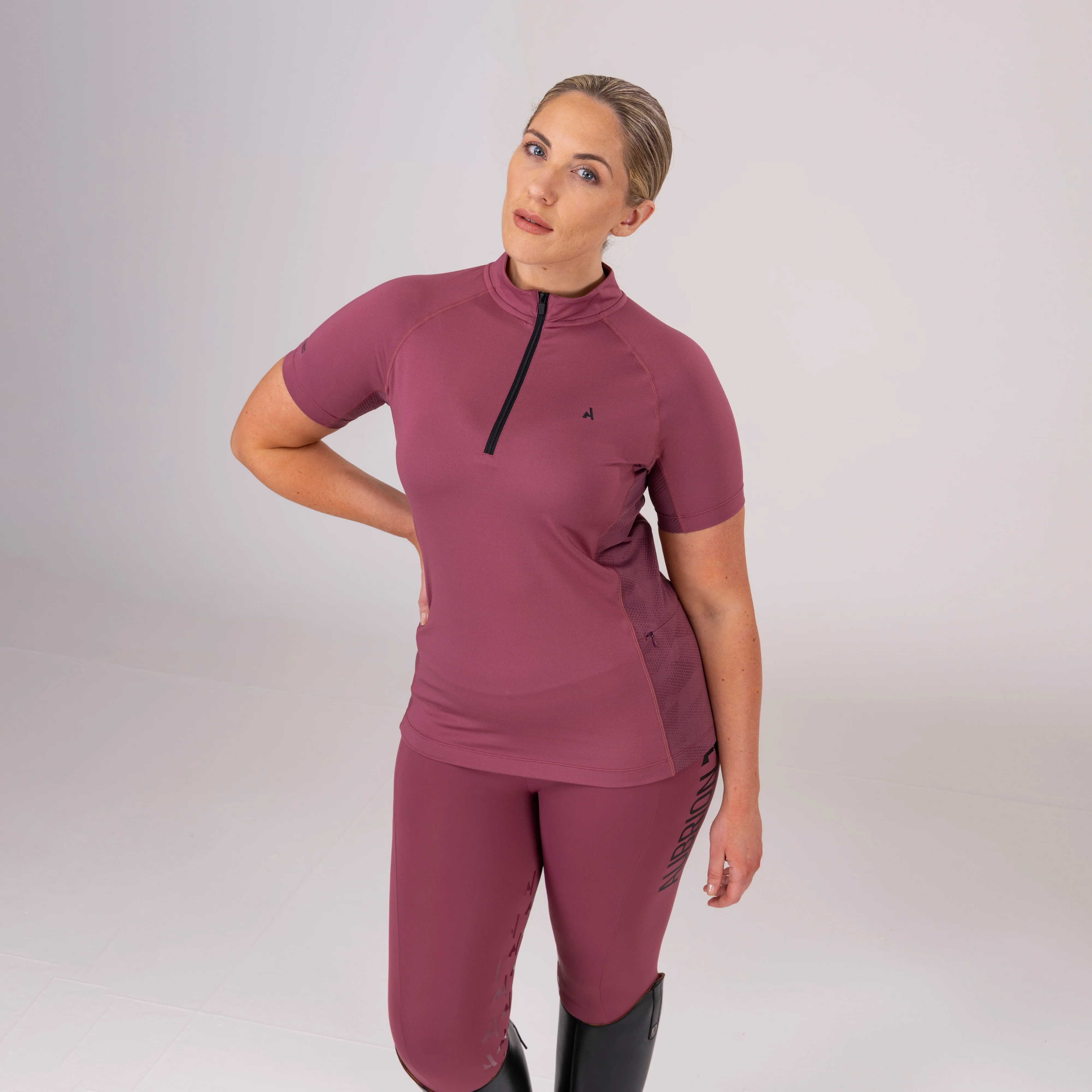 Shires Aubrion Ladies React Short Sleeve Base Layer - Image 11