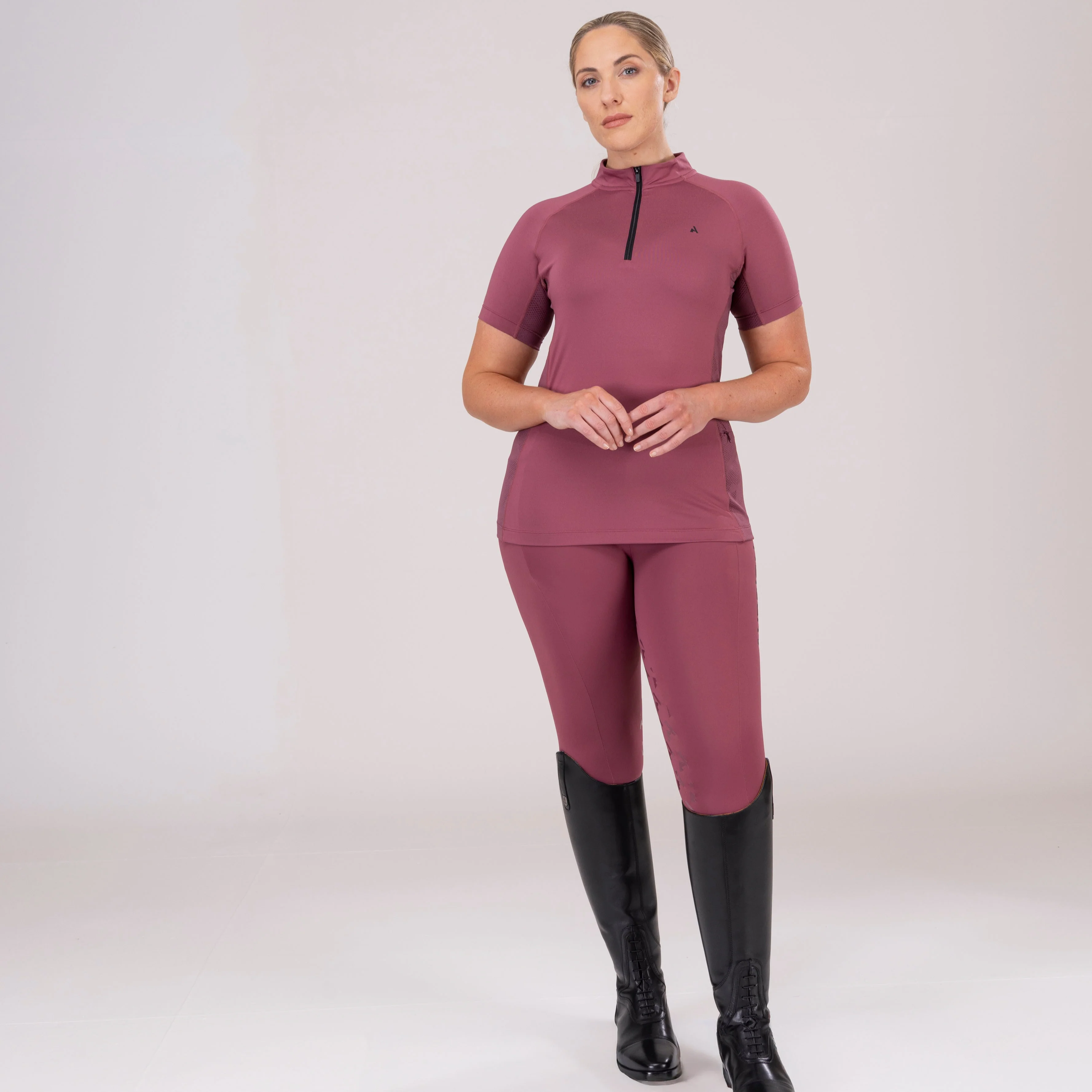 Shires Aubrion Ladies React Short Sleeve Base Layer - Image 14