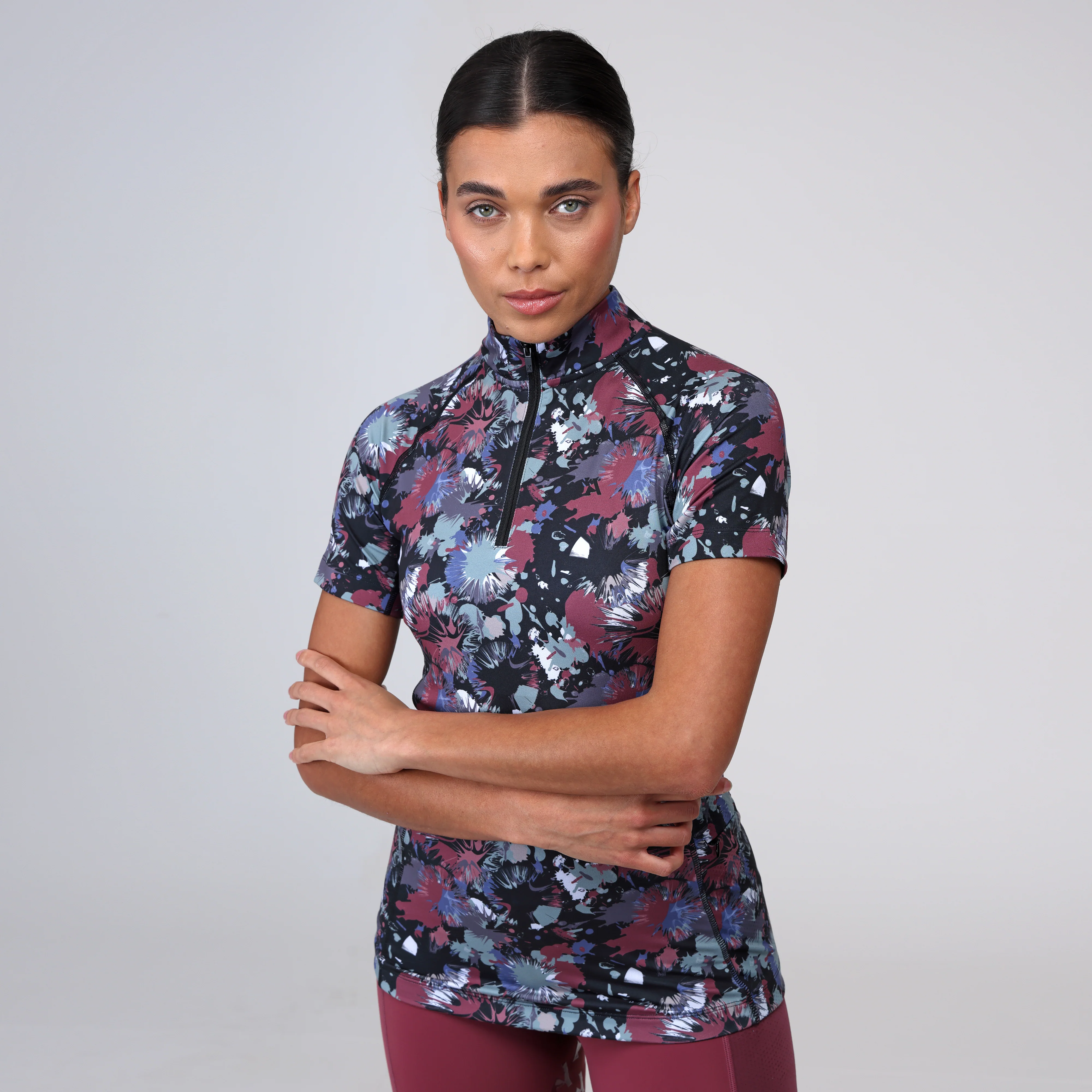 Shires Aubrion Ladies React Short Sleeve Base Layer - Image 2