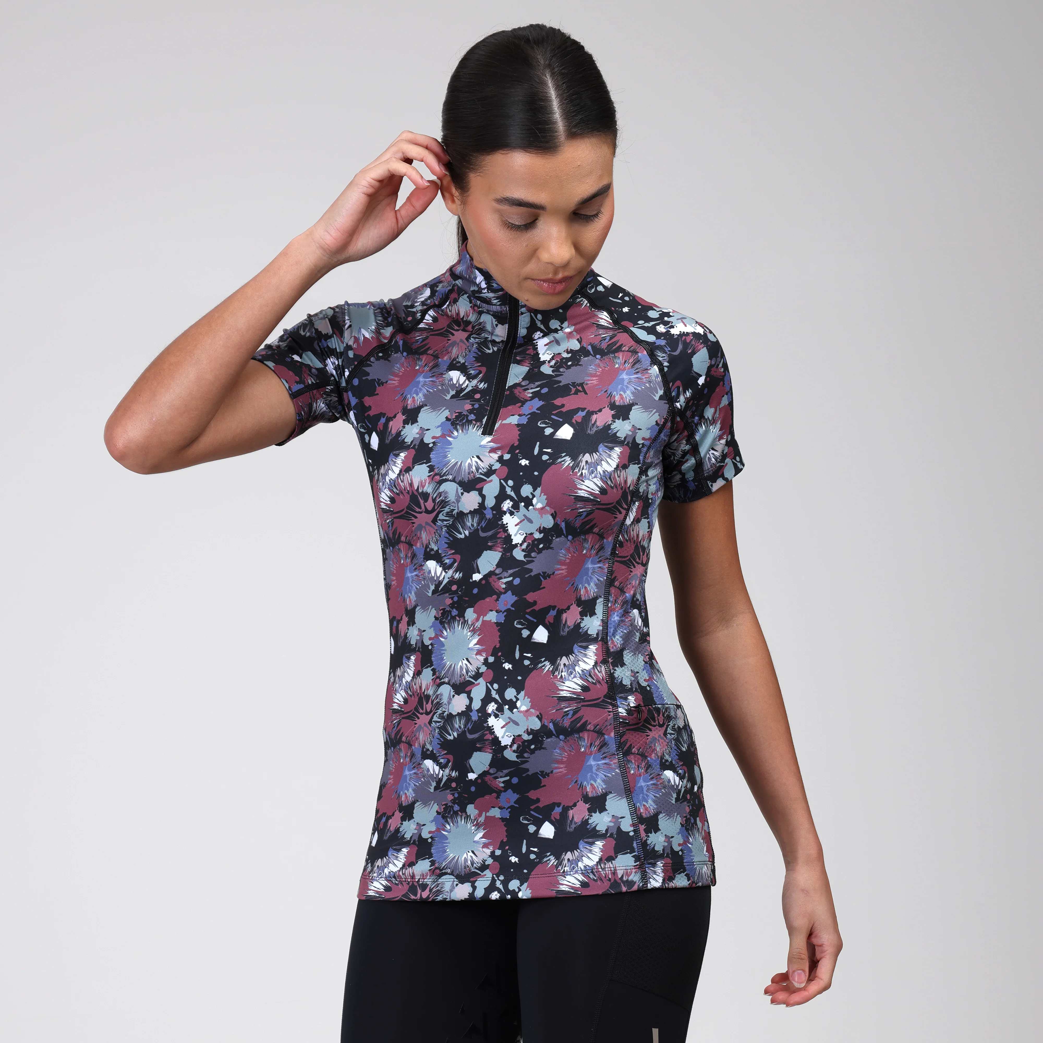 Shires Aubrion Ladies React Short Sleeve Base Layer - Image 3