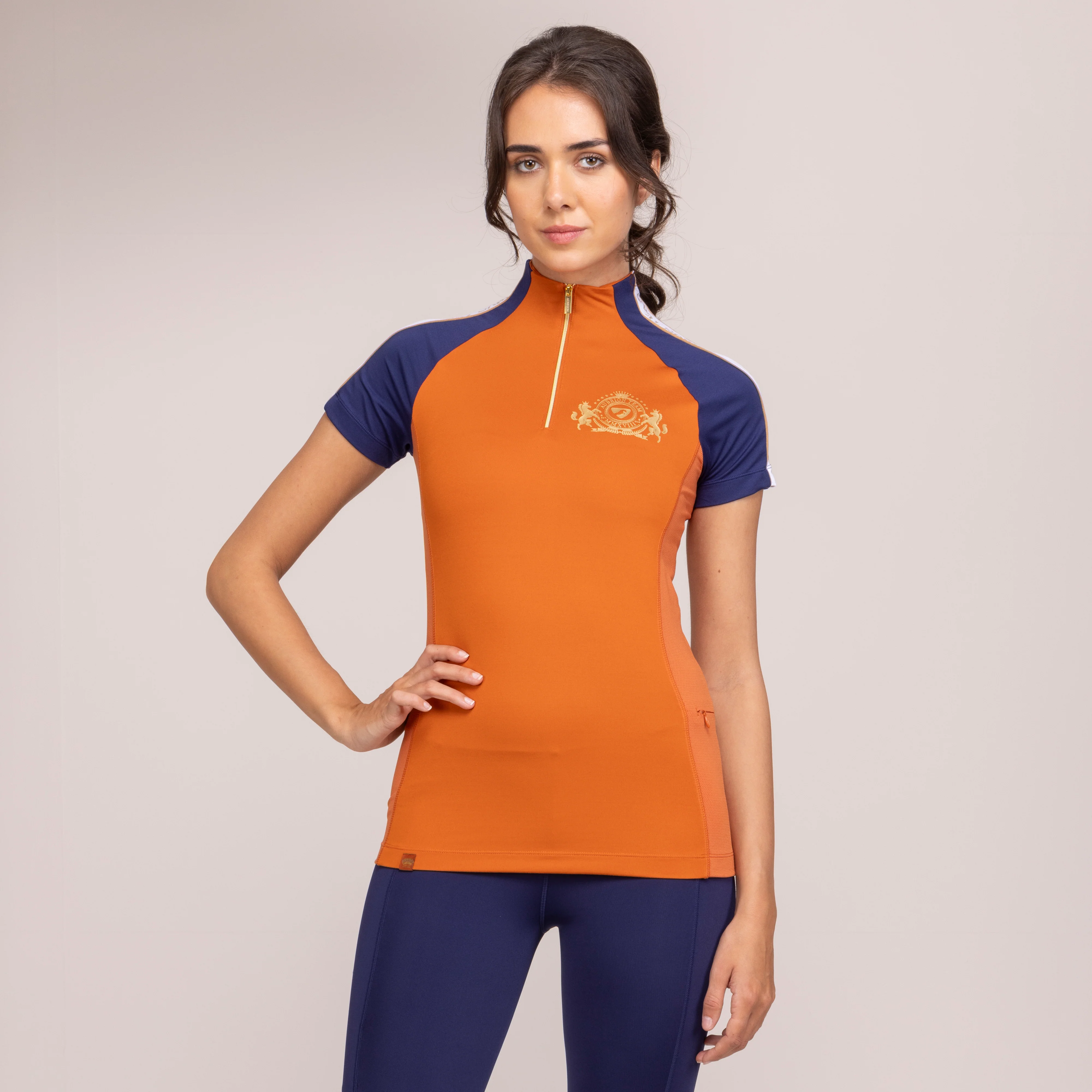 Shires Aubrion Team Ladies Short Sleeve Base Layer - Image 22