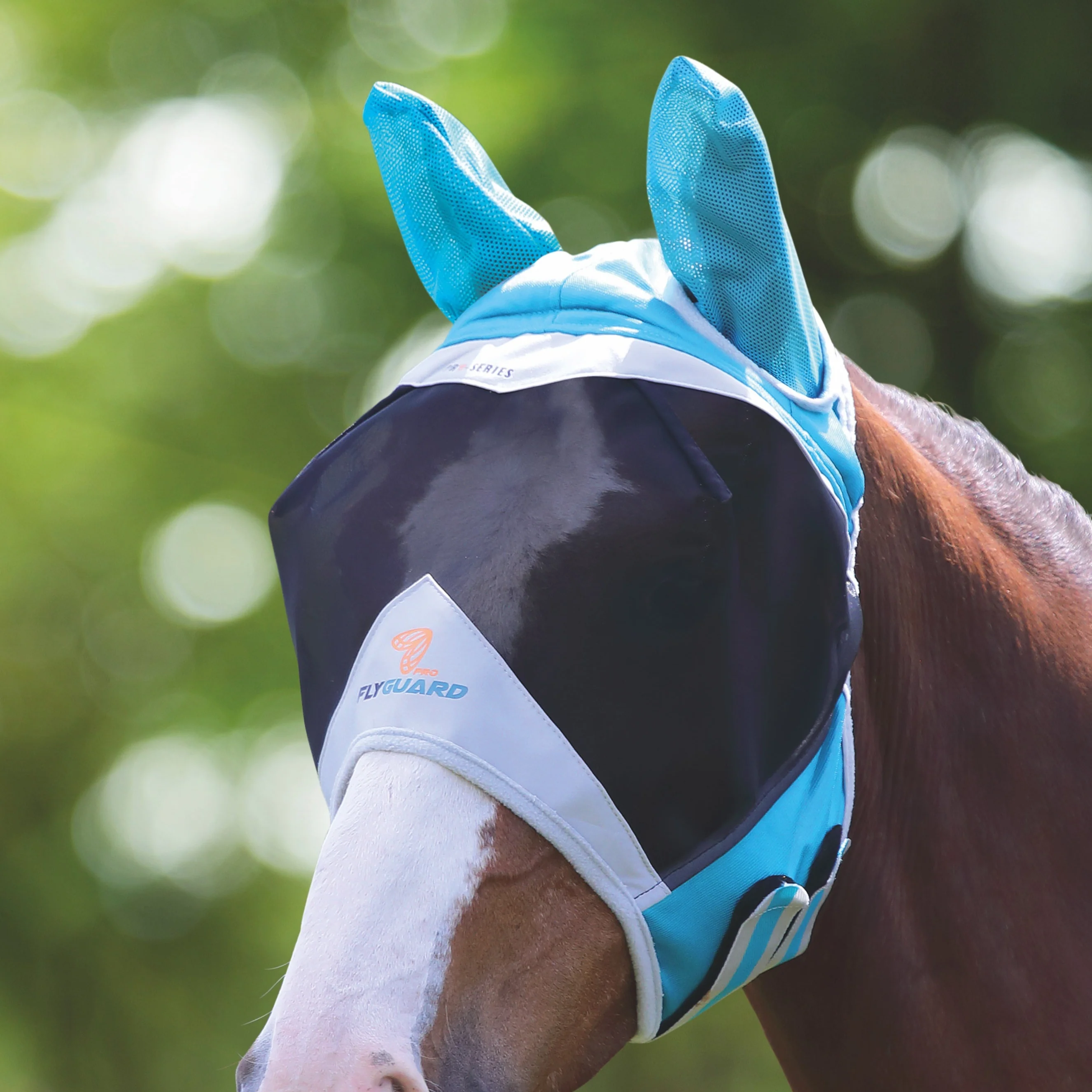 Shires FlyGuard Pro Fine Mesh Fly Mask With Ears - Image 6