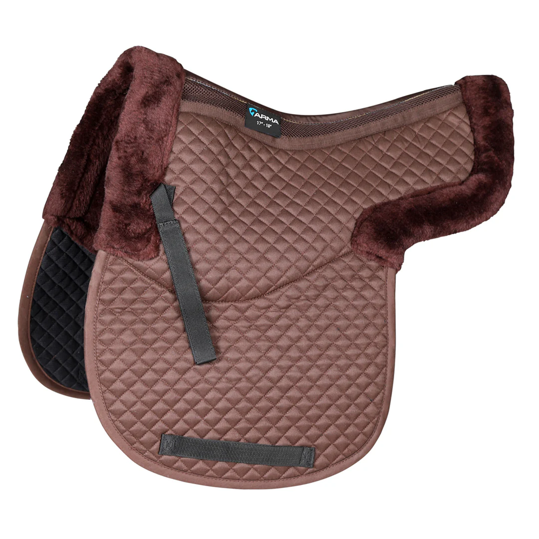 Shires ARMA Half Lined Fleece Numnah - Image 3