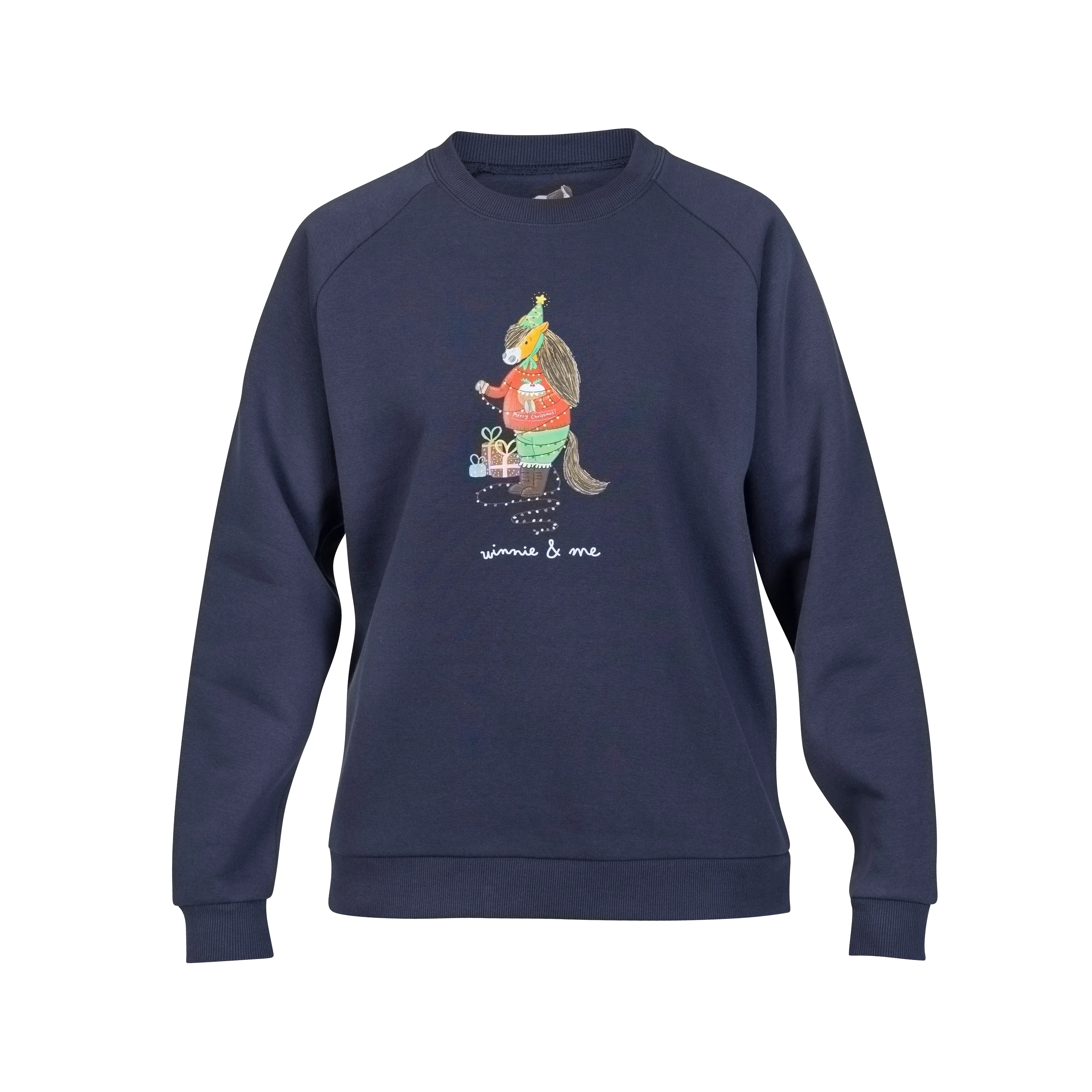 Shires Winnie & Me Adult Festive Sweatshirt - Image 3