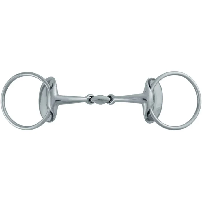 Stubben 2462 Silver Wings Double Broken Stainless Steel Snaffle - Image 2