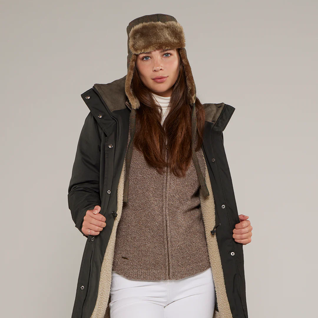 Toggi Ladies Hessett Tweed Trapper Hat - Image 3