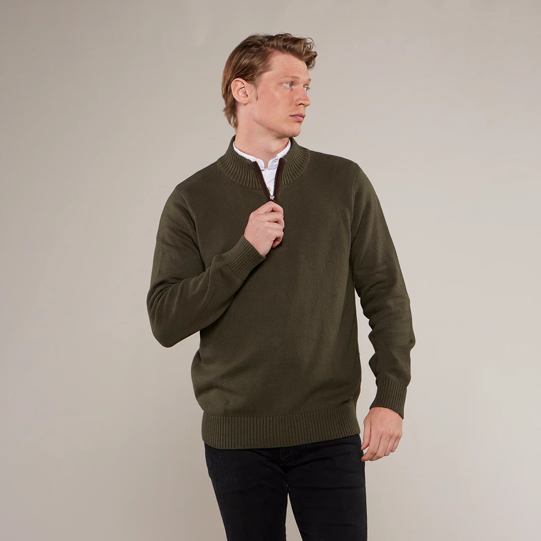 Toggi Men's Ferndale Zip Neck Knitted Sweater - Image 4