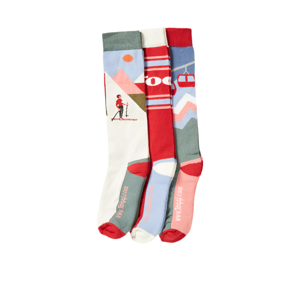 Toggi Retro Ski Socks 3 Pack
