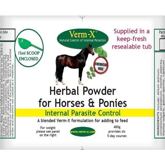 VERM-X Herbal Powder For Horses & Ponies 3555 - Image 2