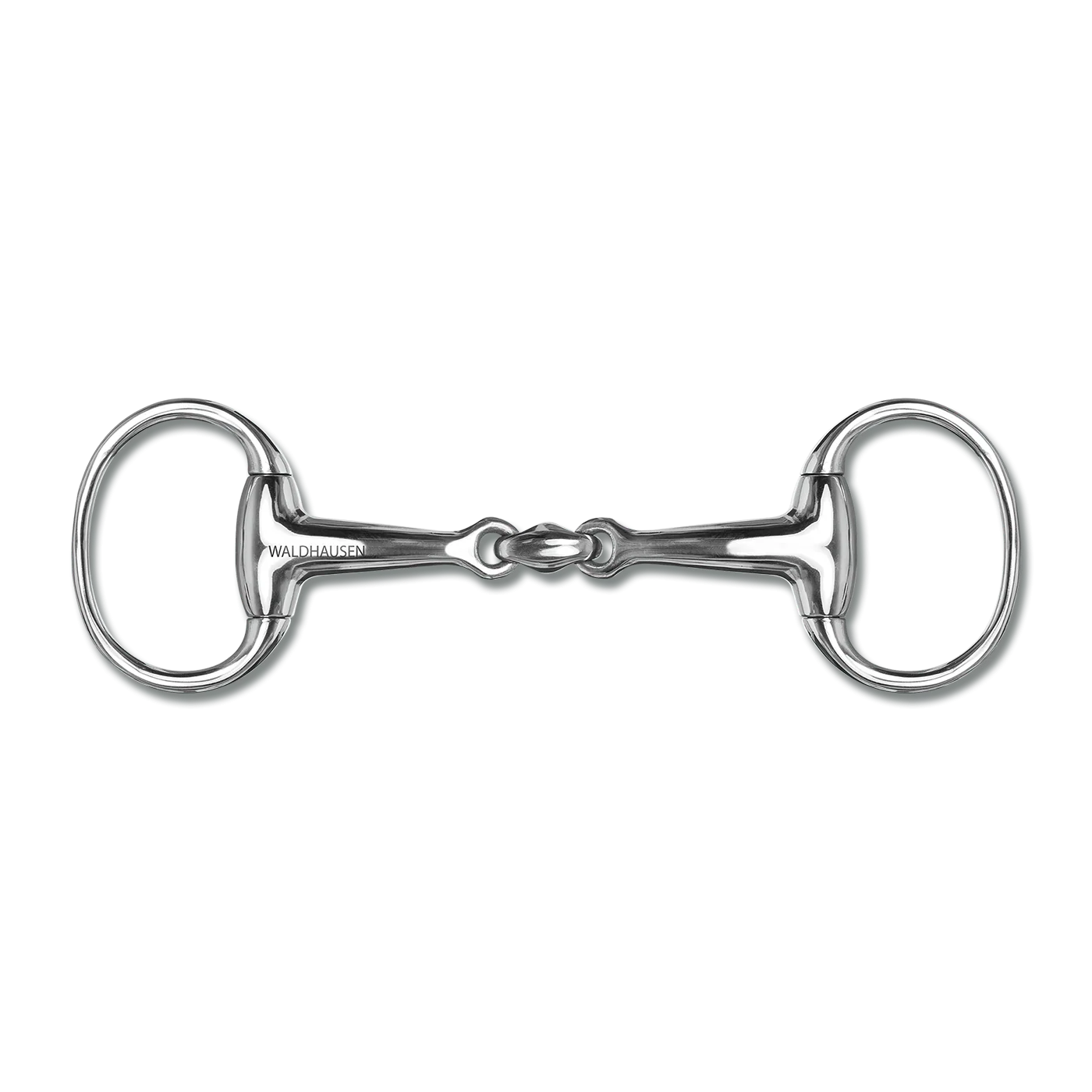 Waldhausen Double Jointed Eggbutt Snaffle Bit