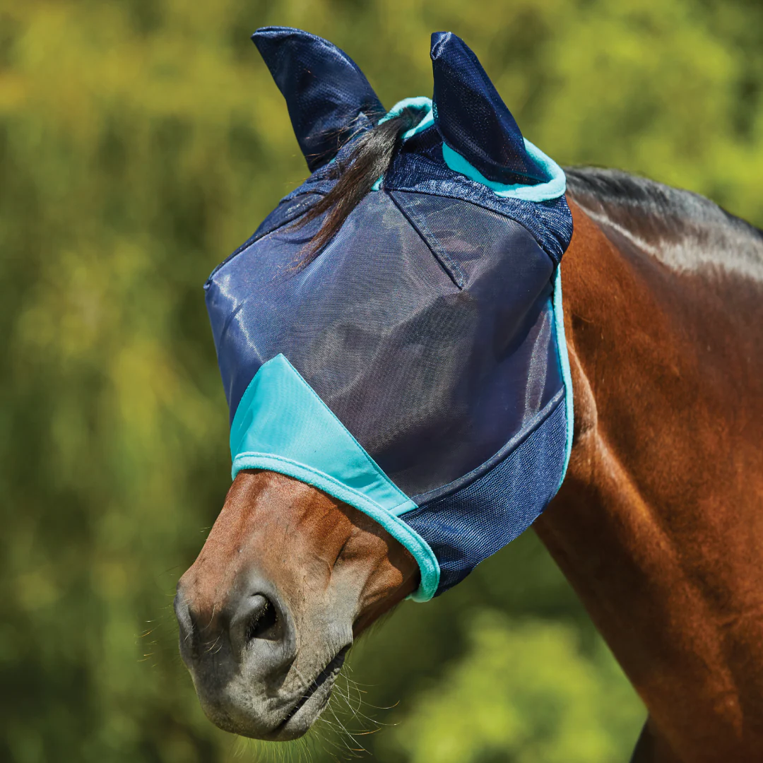 Weatherbeeta ComfiTec Deluxe Fine Mesh Mask With Ears - Image 2