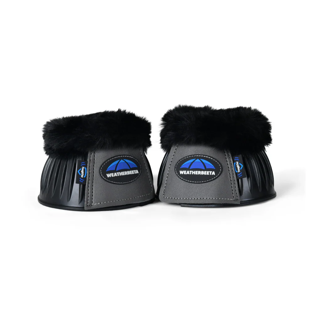 Weatherbeeta Tough-Tec Prime Fleece Trim Rubber Bell Boots - Image 40